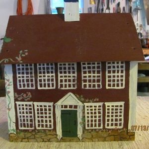 Beautifully hand painted large bird house